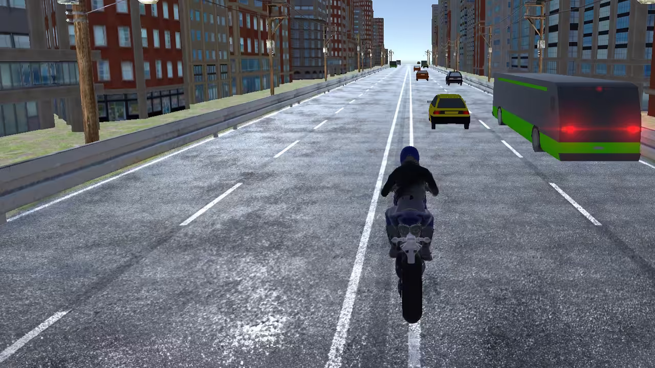 Motorbike Traffic game cover
