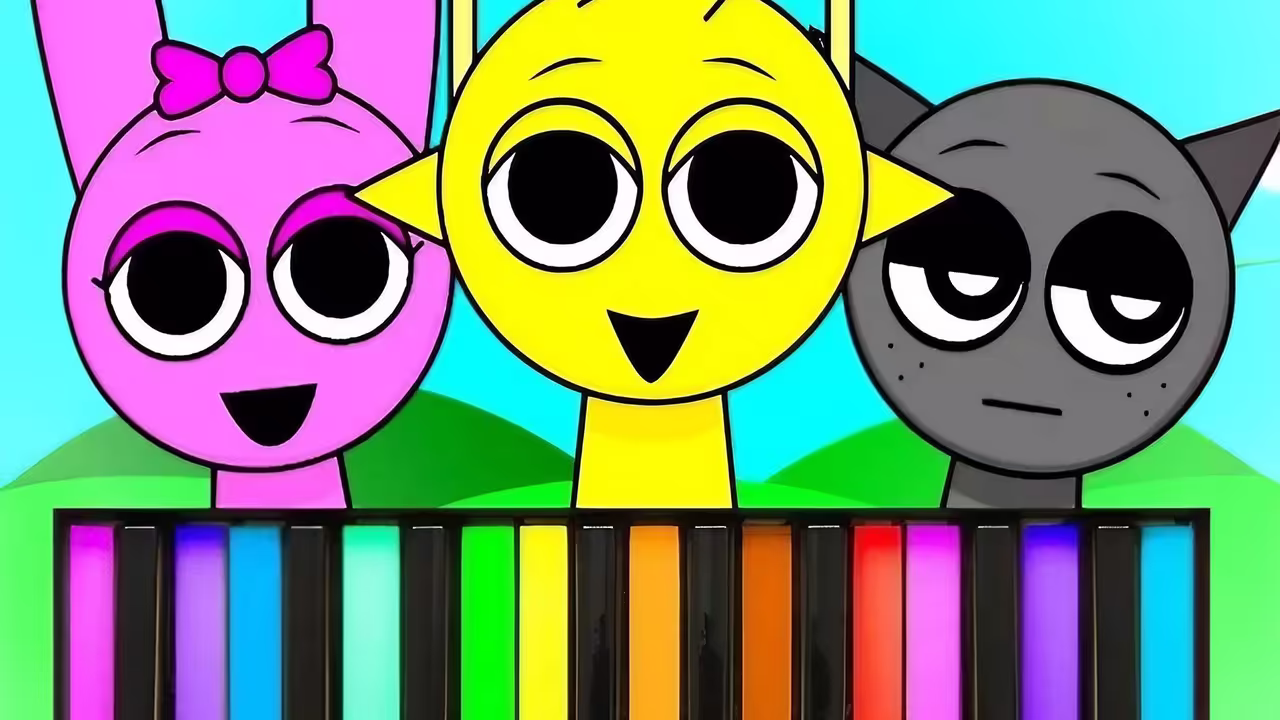 Sprunki Piano Explorer game cover